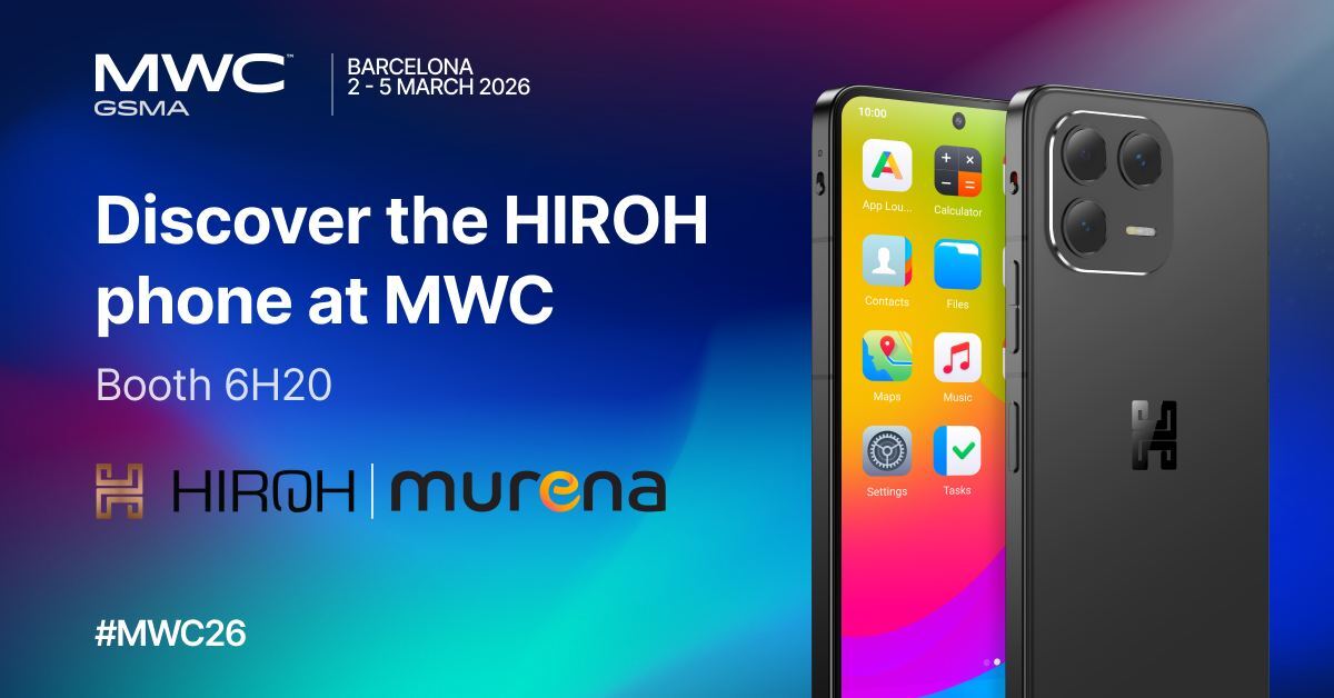 HIROH Brings the World’s Most Security-Focused Premium Smartphone to Mobile World Congress 2026
